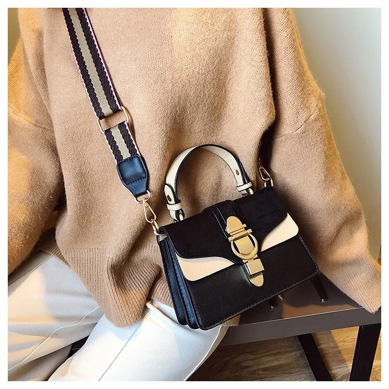 New ladies small bags wild messenger shoulder fashion handbags matte square | Багаж и сумки