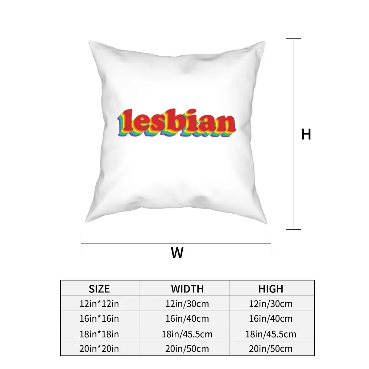 Лесби радужные Квадратные наволочки для подушек кровать с автомобилем любовью