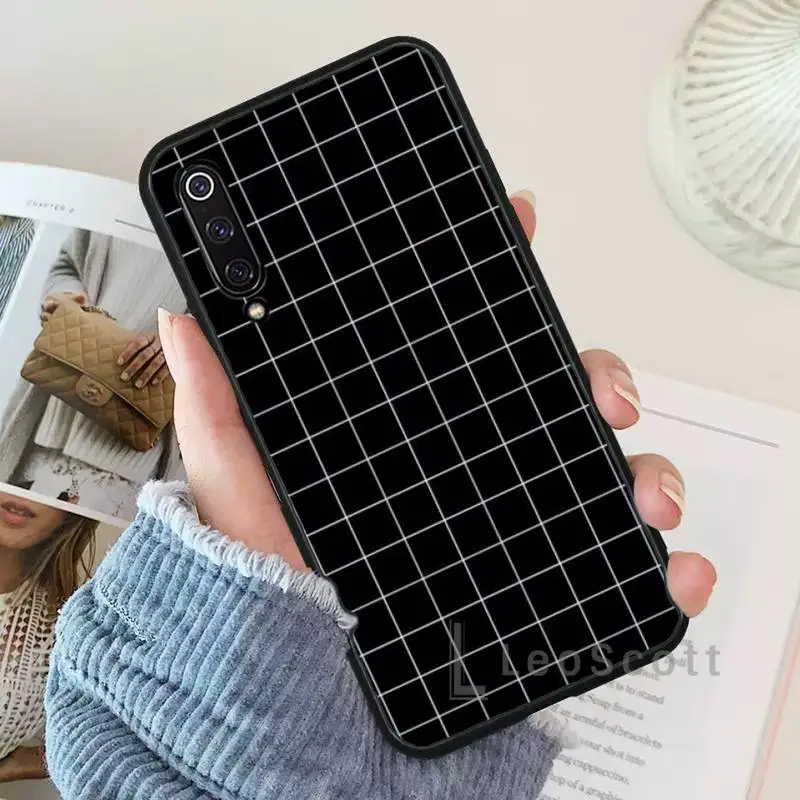 

Cartoon Grid lovely beautiful Phone Case For Xiaomi Redmi 7 9t 9se k20 mi8 max3 lite 9 note 8 9s 10 pro