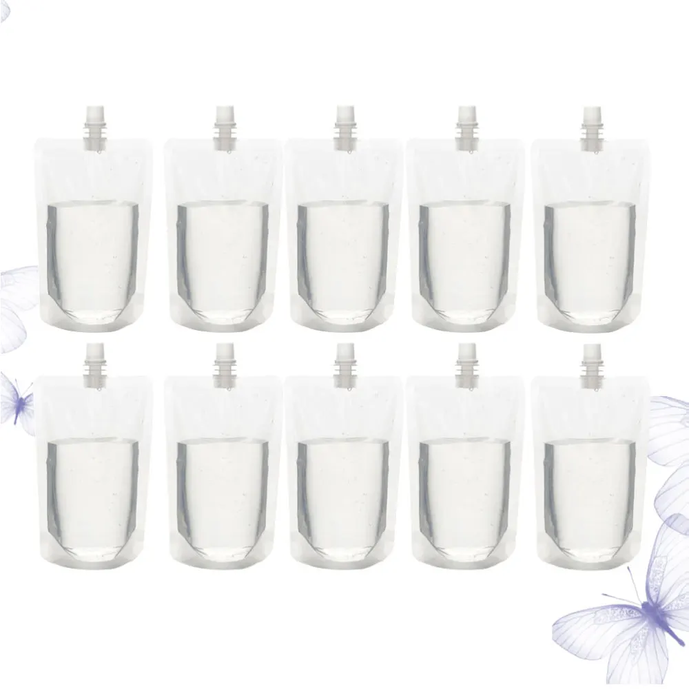 30 шт. прозрачные колбы для напитков 200 мл|Плоские фляги| |