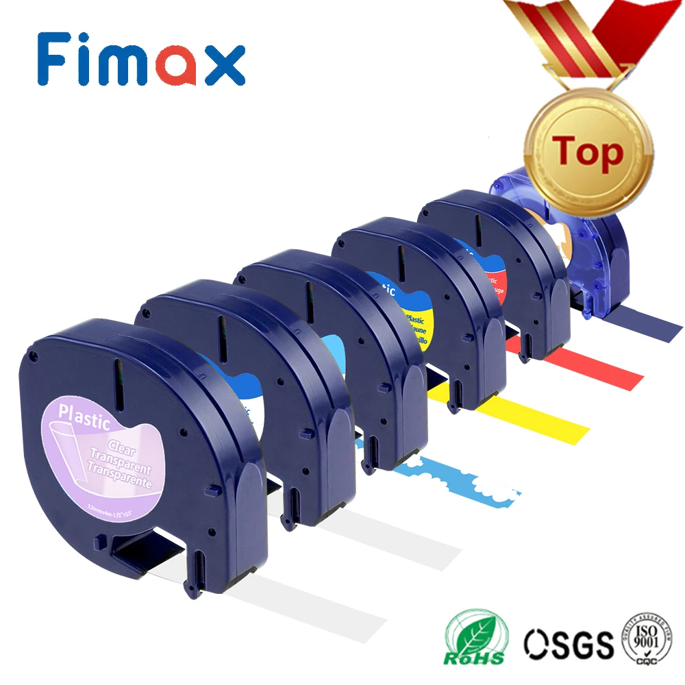 Fimax 91201 совместимый для лента DYMO letratag 91200 12267 DYMO пластиковый этикетировщик 91203 16951 DYMO тканевая лента 18771