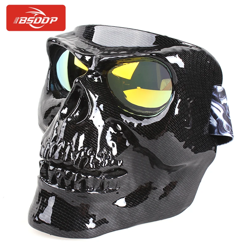Ветрозащитные пылезащитные очки для мотокросса черепа мотоциклетные шлем маска