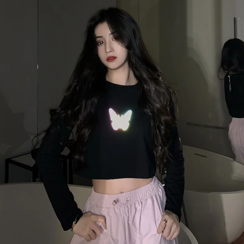 

Осень-зима 2021, новая суперпопулярная Светоотражающая бабочка в стиле интернет-знаменитостей