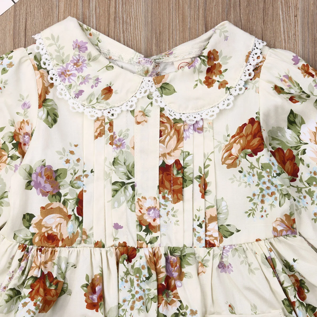 Новинка Комбинезон с цветочным рисунком для маленьких и больших сестер Платье