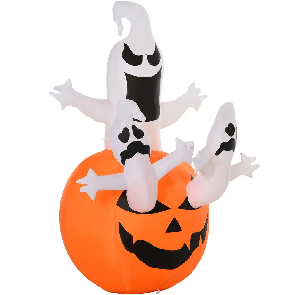 

1,8 м украшение для вечевечерние НКИ на Хэллоуин Надувные модели в форме тыквы призрака реквизит для изысканных представлений рождественски...