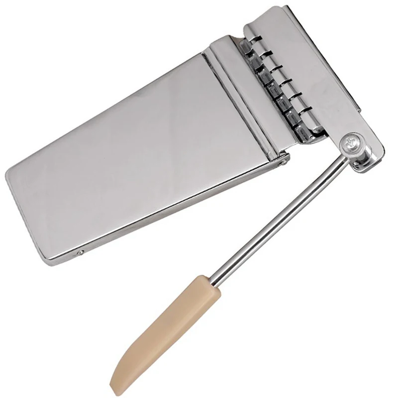 

Guitar Tremolo Bridge Electric Guitar Bridge Tremolo Set Silver Hollowbody Guitar Tailpiece Replacement