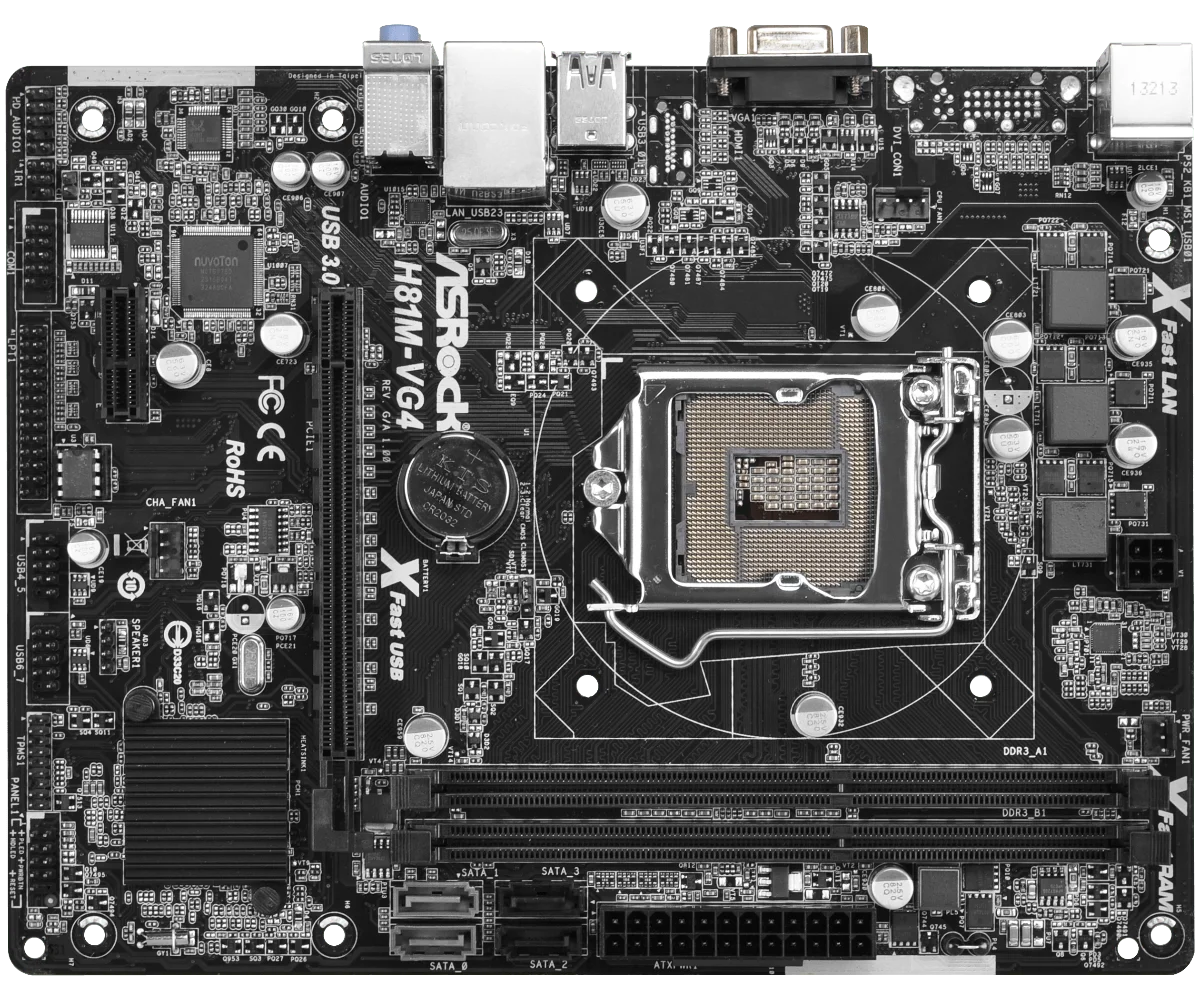 Используется стабильность материнской платы для ASRock H81M VG4 1150 на G1840 3260 I3 100%