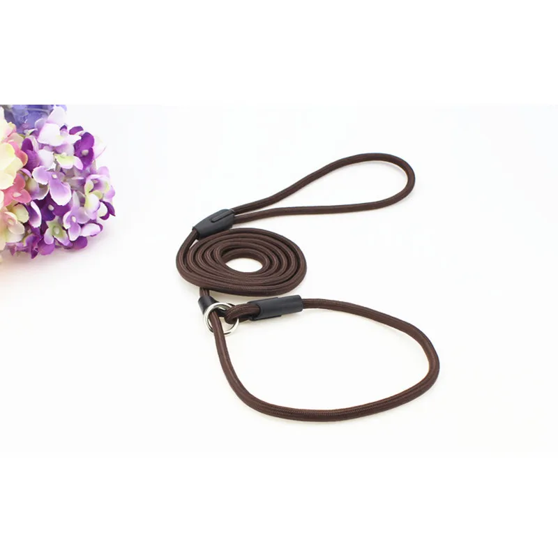 S/M/L собачий тренировочный поводок скользящий нейлоновый шнур свинцовый ремень