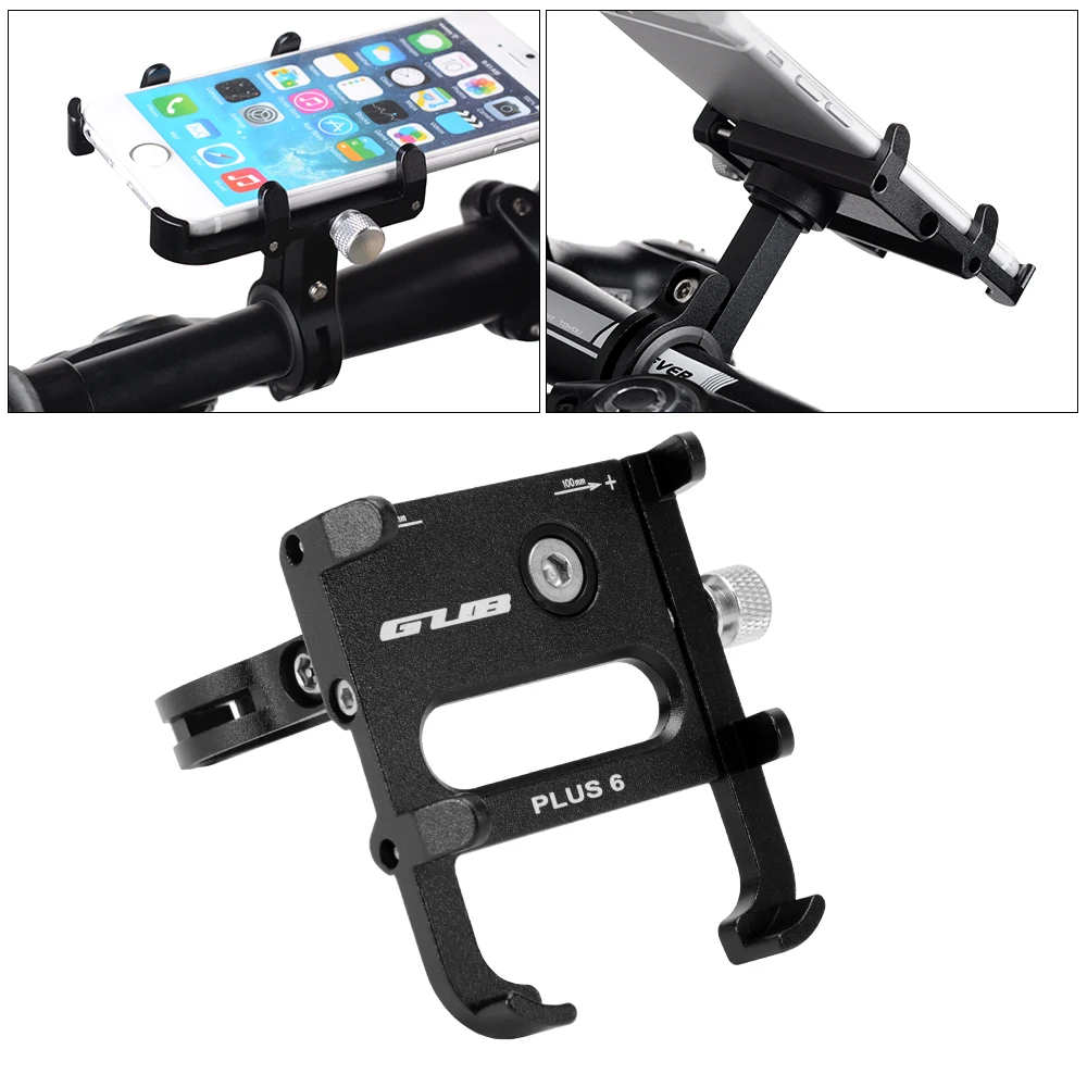 

Держатель для телефона на велосипед, Универсальный Регулируемый держатель-подставка на руль велосипеда или мотоцикла для смартфона 3,5-6,2 дю...