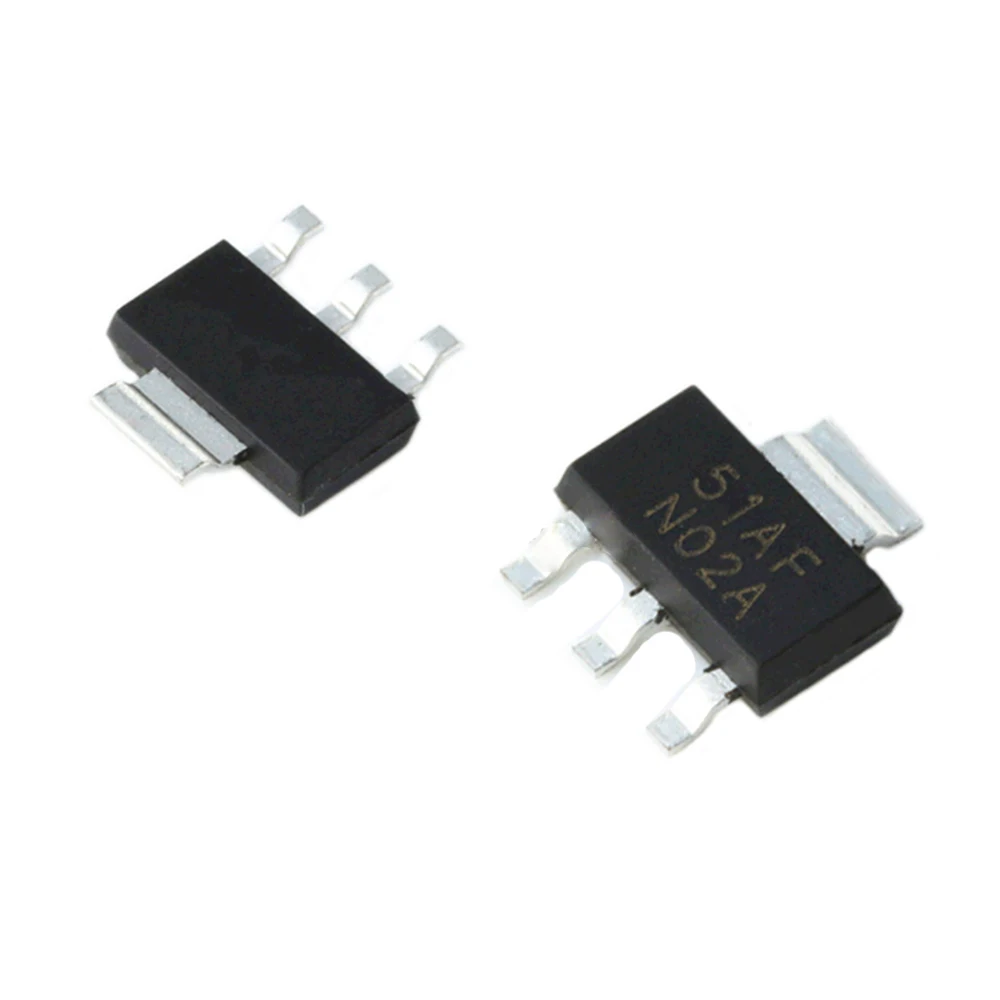 

10 шт. LM337IMP SOT-223 N02A LM337 SOT223 LM337IMPX 3-клеммные регулируемые отрицательные регуляторы