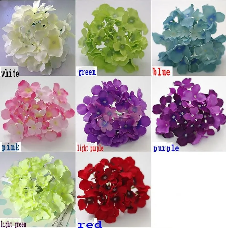 

Высококлассные Искусственные цветы, цветы для рождественской вечеринки, свадьбы, шелковые гортензии, аксессуары для рукоделия, 15 см