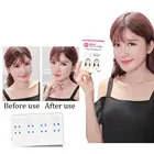 Наклейки для подтяжки лица, подтяжка кожи, V-образная лента для подбородка, дышащая невидимая антиклейкая пролапс, подтяжка лица A2C0