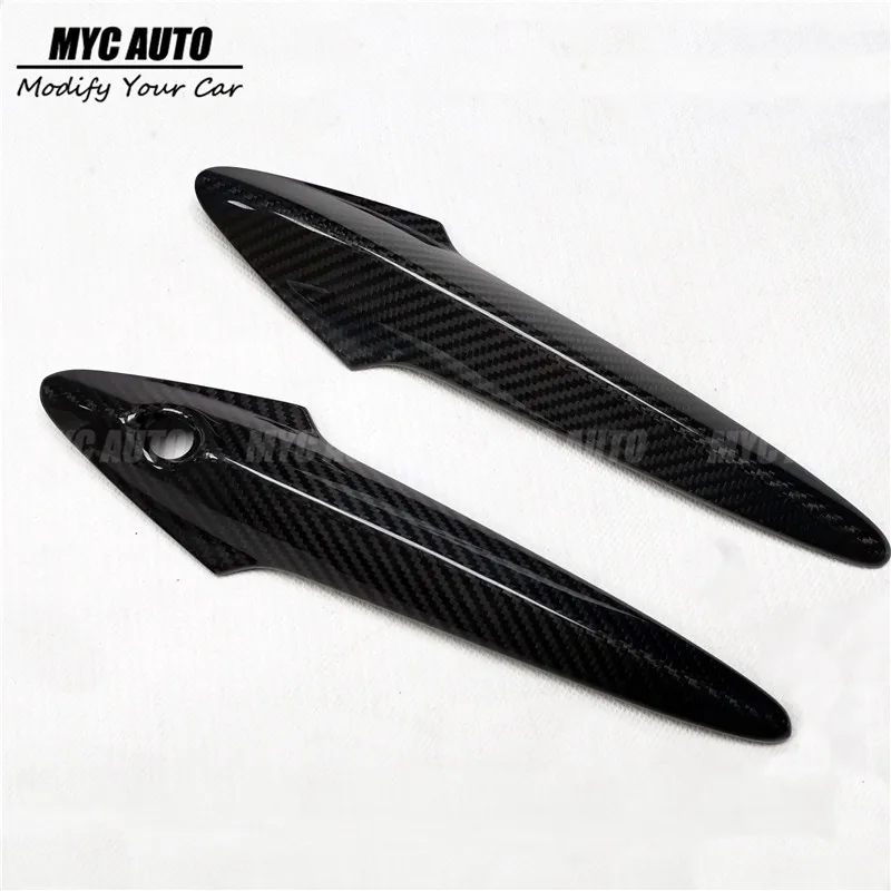 Для Honda Civic FN FK FN2 типа R углеродное волокно наружные дверные ручки крышки Накладка 2006 2007 2008 2009 2010 2011 евро Civic только в том случае