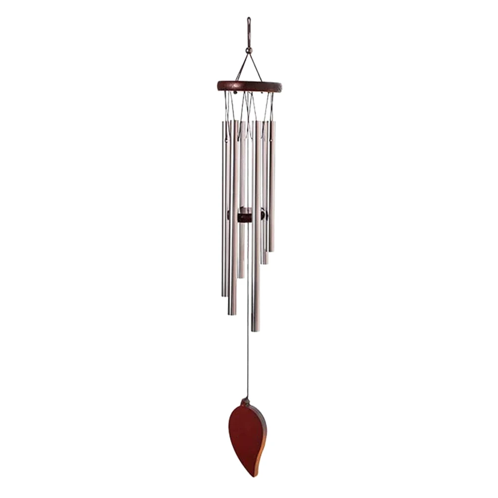 

60CM Solid wood aluminum tube metal wind chime ornaments home shop Art decoration Wind chimes