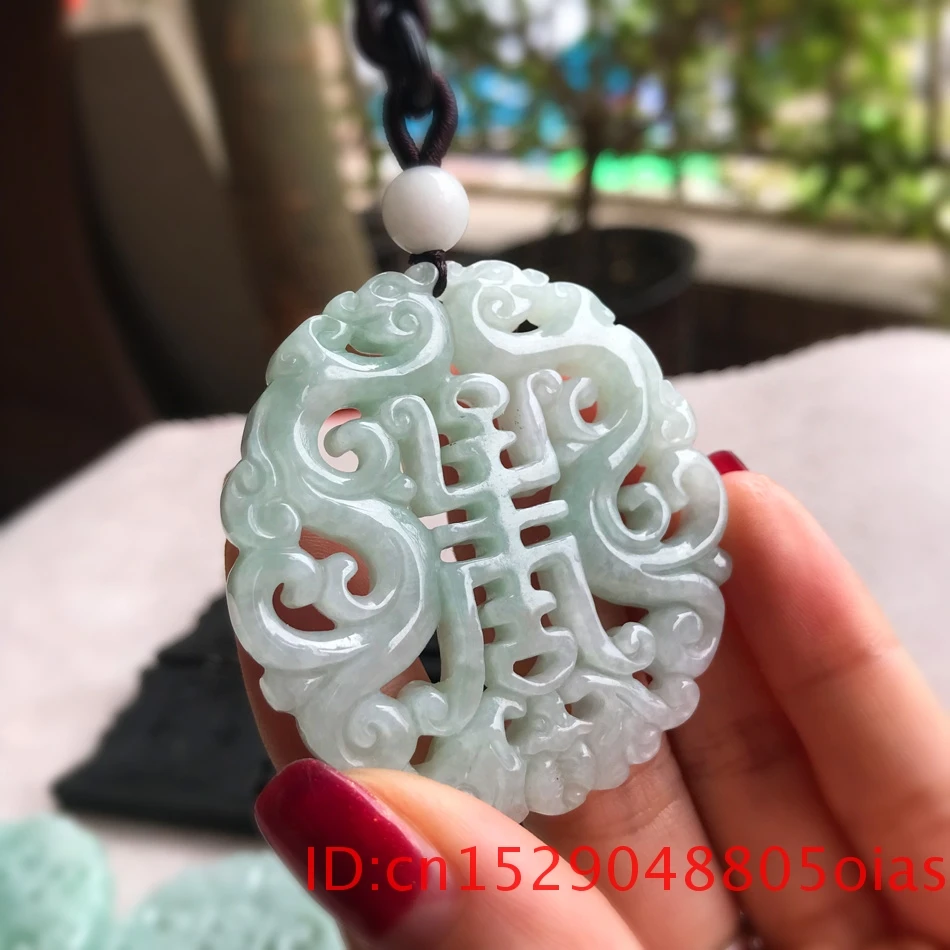 Натуральный белый кулон в виде дракона Из бирманского нефрита ожерелье с