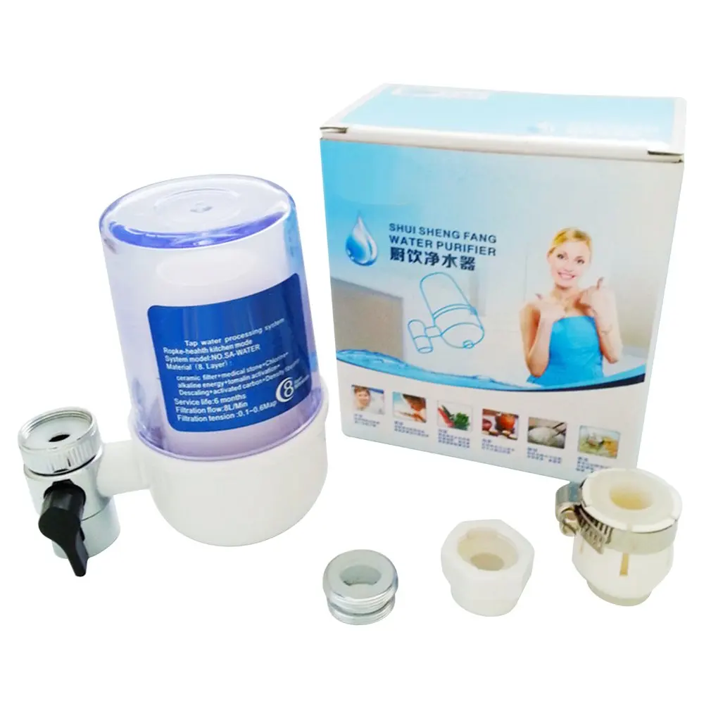 

Kitchen Water Faucets Filter Washable Ceramic Faucets Mount Tap Water Purifier Filtro Rust Bacteria Removal Replacement Filter