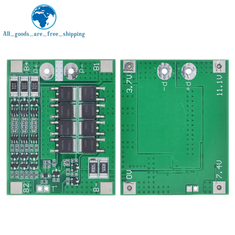 Защитная плата 3S 25A Li-Ion 18650 BMS PCM для аккумулятора с балансировкой модуля li-ion Lipo DIY |