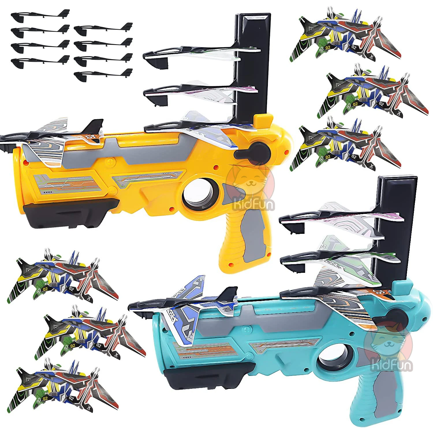 Пусковой самолет пузырьковая катапульта игрушечный игрушки для детей пистолет