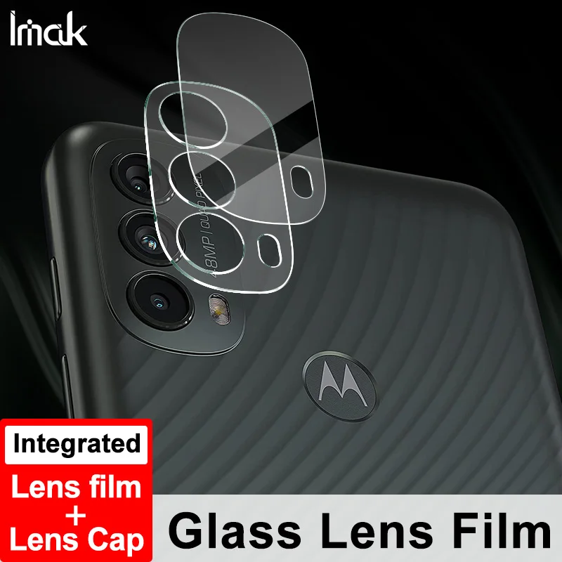 

for Moto E30 Glass Camera Protector IMAK High Definition Tempered Glass Lens Film for Moto E40