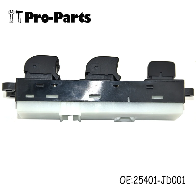 25401-JD001 New Master Electric Power Window Control Switch For Nissan Navara D40 2004-2016 Qashqai J10 2.0 dCi 4WD 25401JD001 | Автомобили