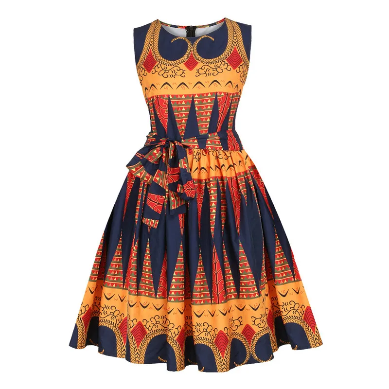 Женское сексуальное Африканское платье в стиле бохо длинное макси женское базин