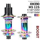 KOOZER XM390 MTB горный велосипед BOOST концентраторы 32h отверстие дисковый подшипник ступица Передняя Задняя 6 Болт ПЕРЕДНЯЯ СТУПИЦА 15*110 Задняя Ступица 12*148 мм через RU