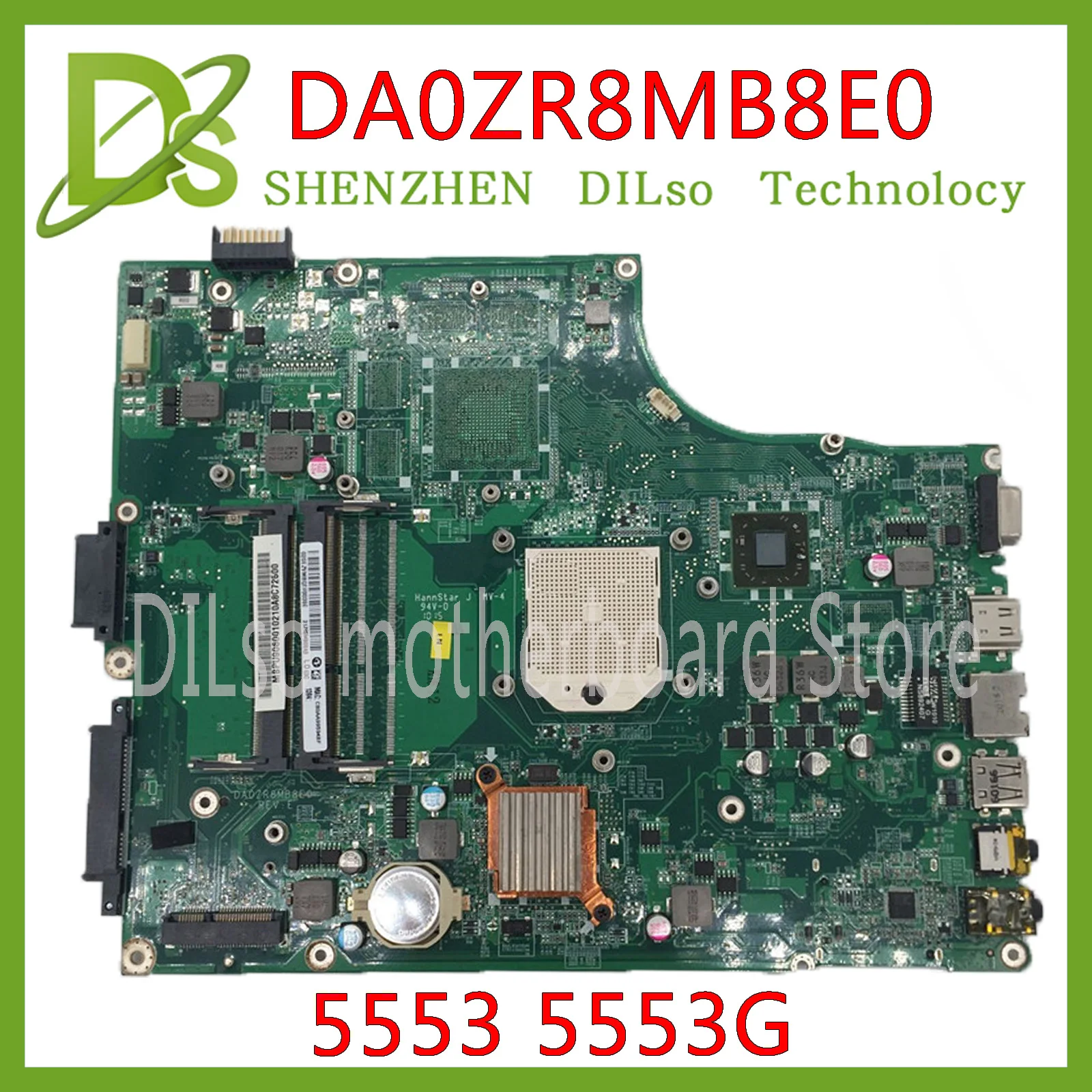 KEFU DA0ZR8MB8E0 MBPV606001 материнская плата для Acer aspire 5553 5553G ноутбука GM MB.PU906.001 тестовая