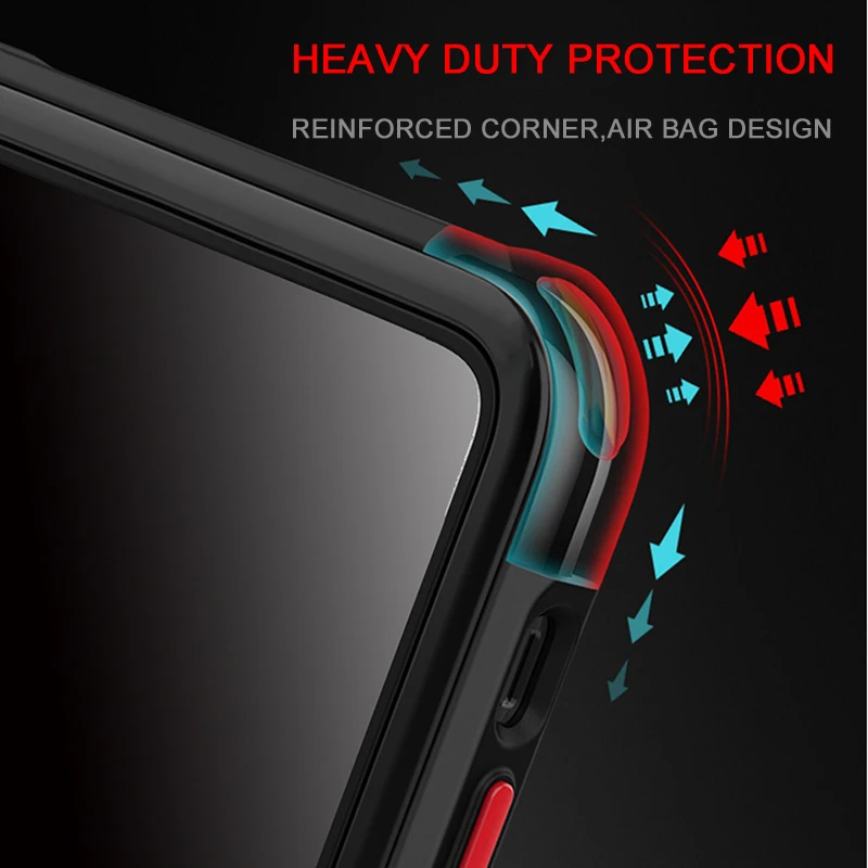 ITEUU Shockproof Case for Apple iphone X Xs Max Xr 13 12 11 Pro Max Mini 7 8 Plus SE 2020 Air Bag Clear Transparent Back Cover