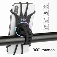mobile phone holder stand universal flexible spider mount stand 360 degree rotation holder bike handlebar for smartphone bracket