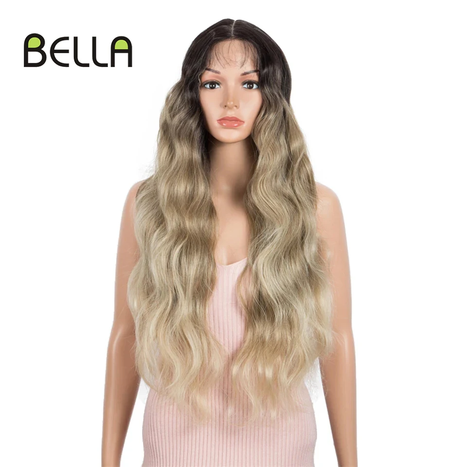 

Женский парик Bella Philosophy, черный парик для косплея из синтетических волос с волнистыми волосами, длиной 29 дюймов, 2019