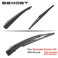 bemost car rear windshield wiper arm blades brushes for hyundai grand i10 2013 onwards back windscreen auto styling accessories