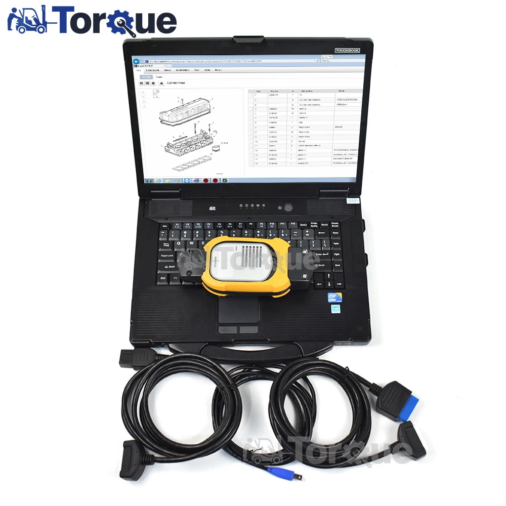 

For Volvo Truck Diagnostic Scanner +Toughbook CF52 Laptop Vcads 88890180 Interface with PTT 2.8 /88890020 Vcads Pro