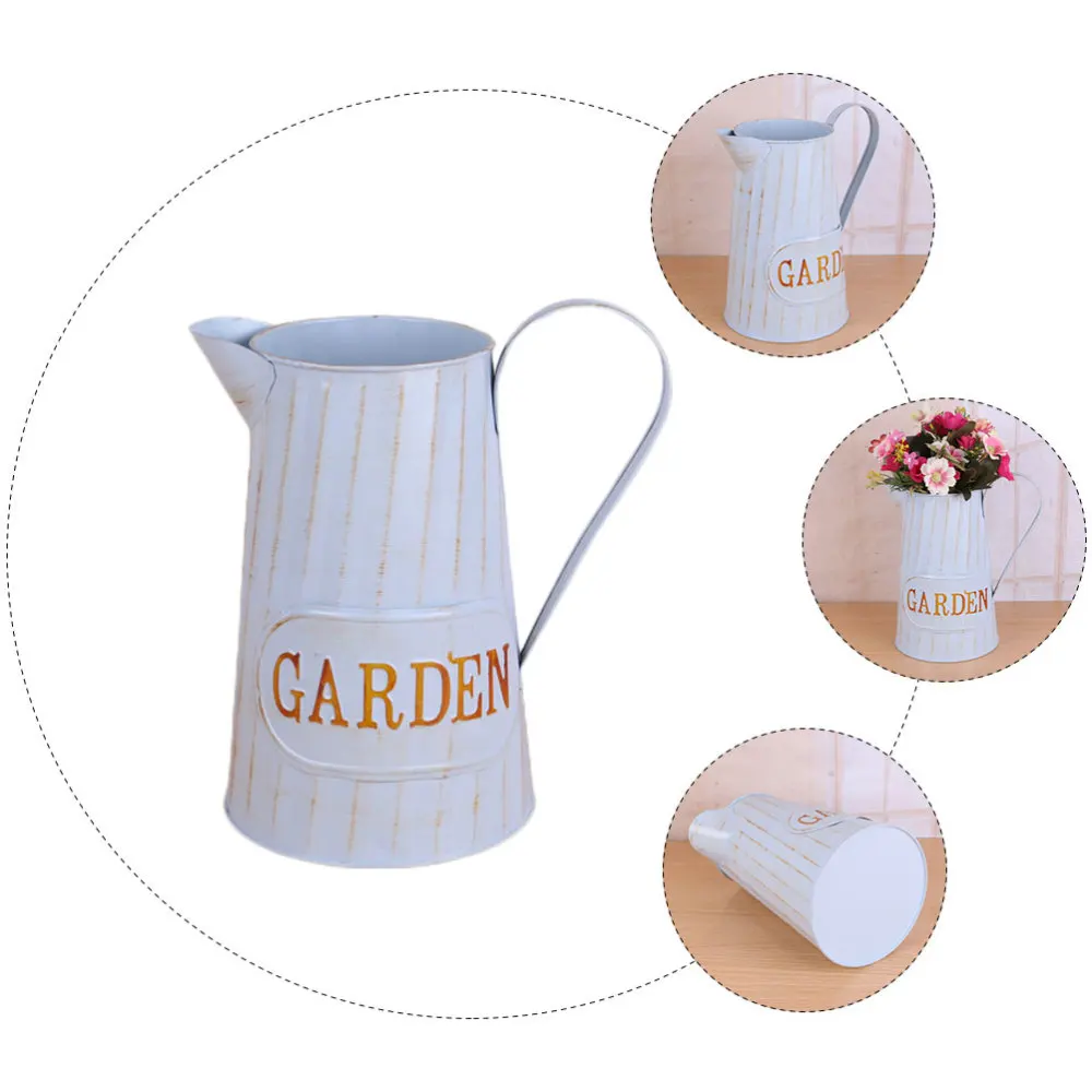 

1Pc Durable Home Flower Arrangement Holder Natural Creative Flowerpot White