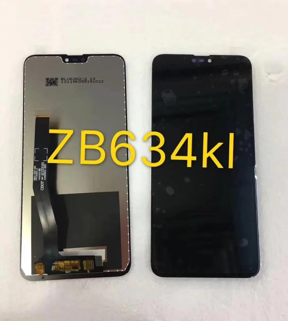 6,26 '' для asus Zenfone Max Plus(M2)/Shot ZB634KL Полный ЖК-дисплей+ кодирующий преобразователь сенсорного экрана в сборе протестирован
