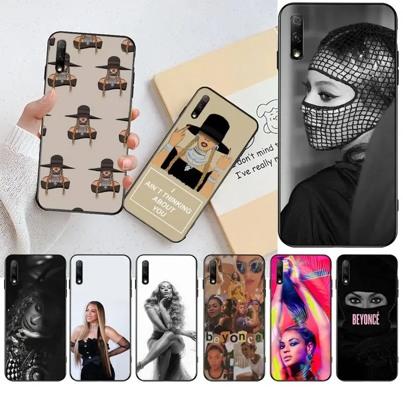 Beyonce Жизель Ноулз черный корпус телефона для Huawei Honor 30 20 10 9 8 8x 8c v30 Lite view pro|Бамперы| |