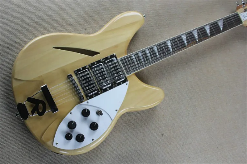 Электрогитара PRS Half Hollow Log 6 струн Стоковая обработка Профессиональная Гитара на