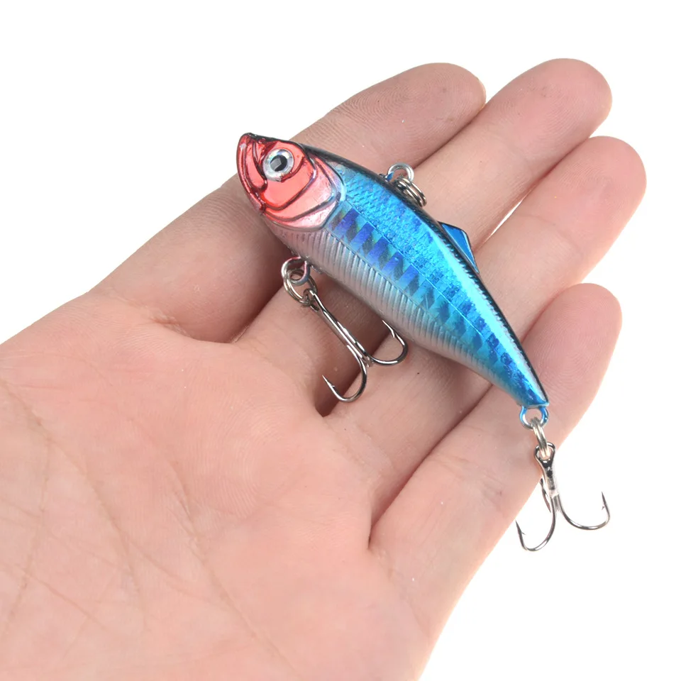 

1pcs 6cm 11g VIB Vibration Fishing Lure Artificial Sinking Hard Bait Fishing Wobbler Crankbaits Freshwater Bass Carp Fishing