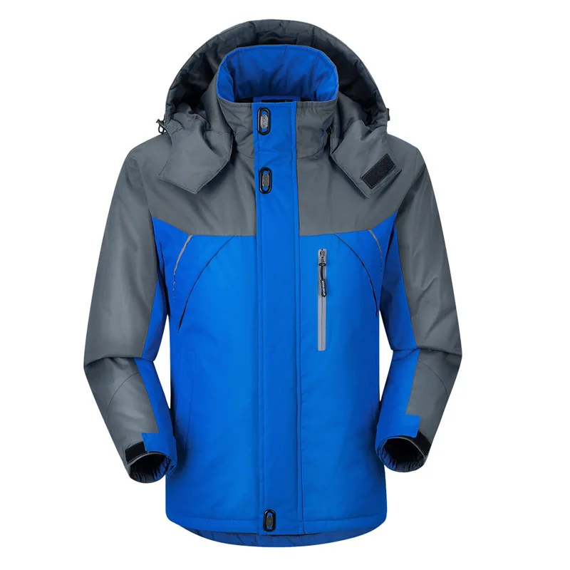 

Мужской зимний плотный бархатный ветрозащитный пуховик, Высококачественная Мужская водонепроницаемая куртка, 2021