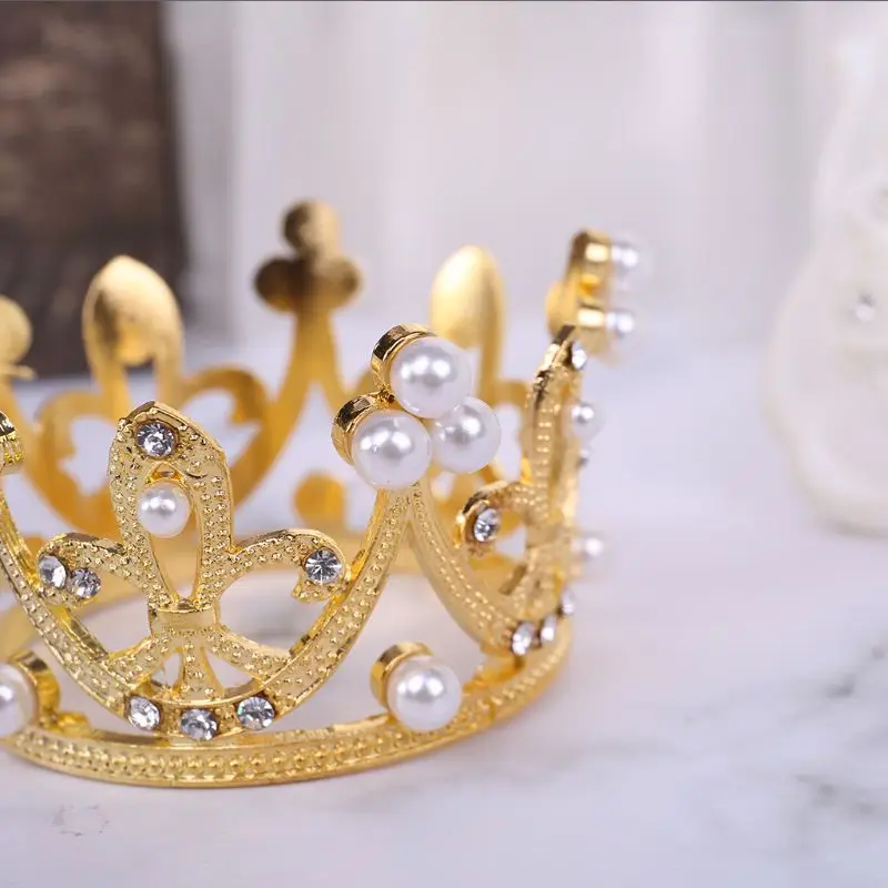 

Newborn Girls Boys Photography Gold Crown Props Little Baby Photo foto shooting Crown Accessories Infant bebe fotografia Prop