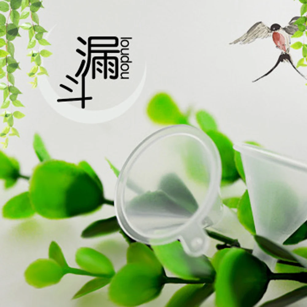 

Hot 10/25/50 PCS Small Plastic For Perfume Diffuser Bottle Mini Liquid Funnels Multifonctionnel Cooking Tools 70