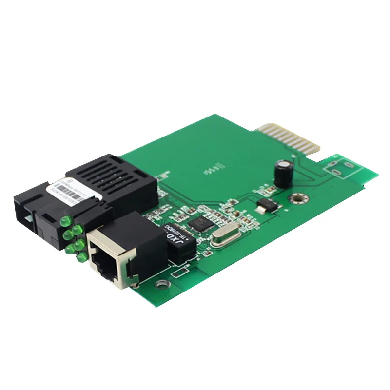 16-слотовая флейта волоконный переключатель 100 м трансивер PCB 1000M оптический