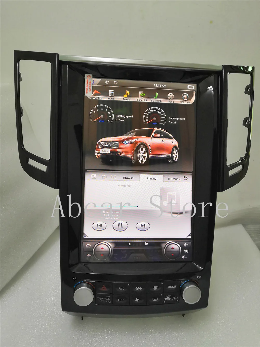 12 1 ''Tesla стиль Android 9 0 автомобильный dvd плеер GPS навигация для infiniti G G25 G35 G37 стерео