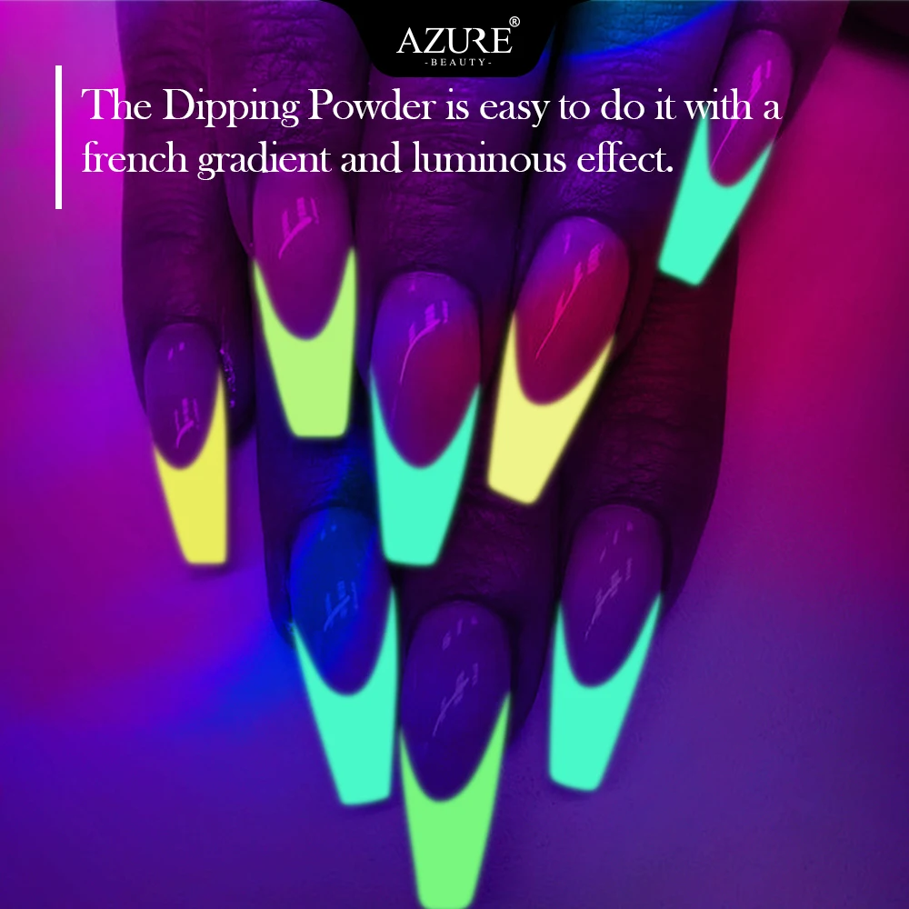 Modelones 12 шт./лот светящийся блеск погружающаяся пудра Хамелеон порошковый