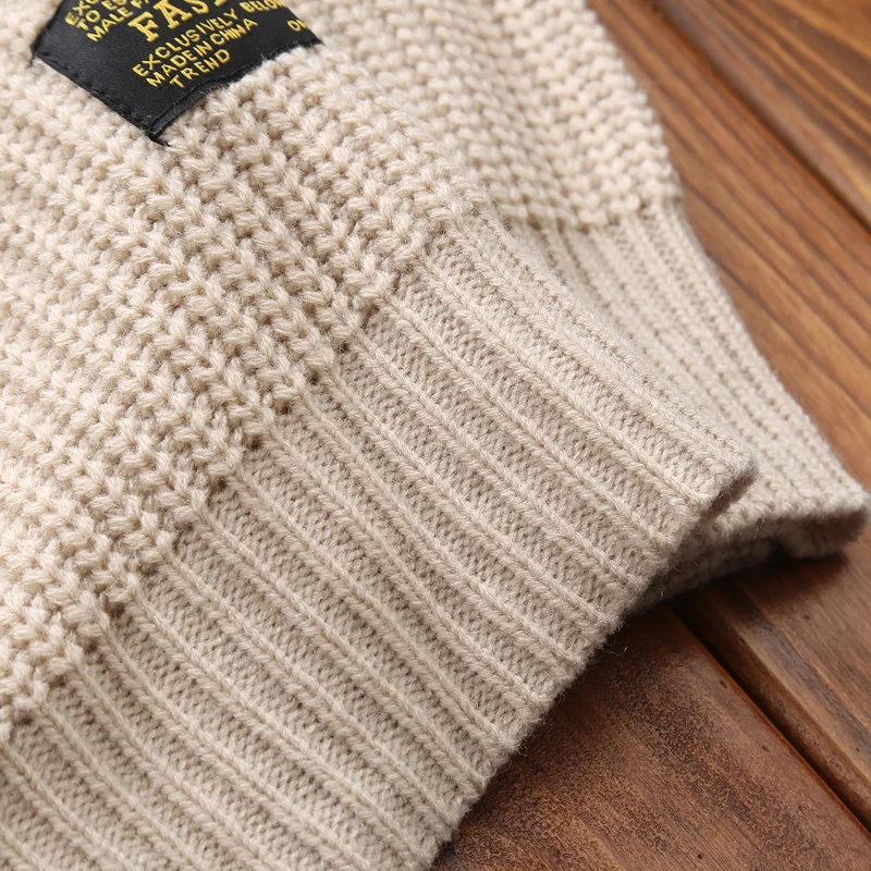 

New Autumn Mens Sweaters Fashion O Neck Winter Sweater Men Pullover Long Sleeve Solid Sweater Men Casual Knitted Sweater M-4XL