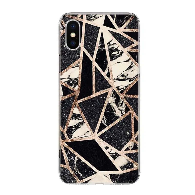 Чехол для телефона с геометрическим рисунком чехол iPhone 11 12 Mini Pro 7 6 X 8 6S Plus XS MAX + XR 5S