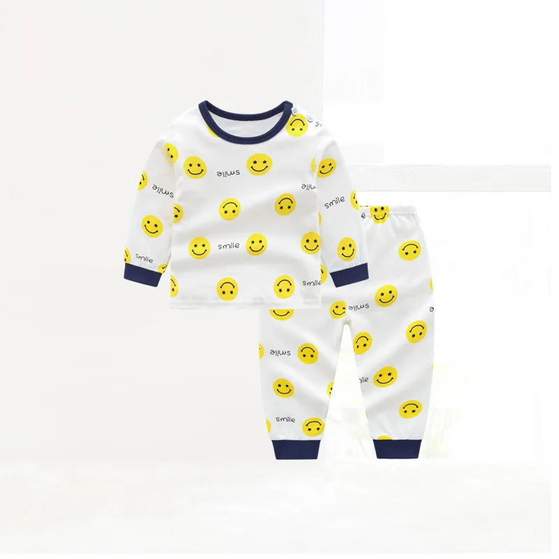 

Newborn Baby 2-piece Outfit Set Long Sleeved Cartoon Top Pants Set for Baby Boys Girls Autumn Clothing Set Toddler Boy Clothes