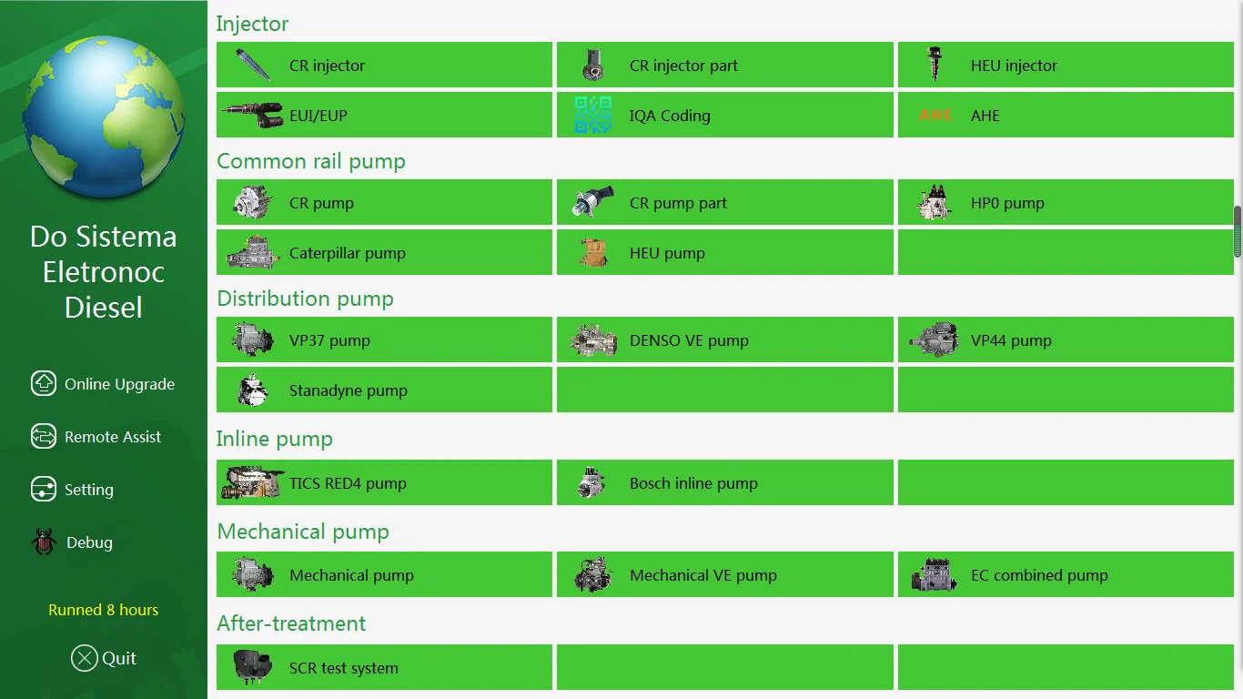 Новинка 2021 тестер версии системы Windows с общей топливной магистралью поддерживает