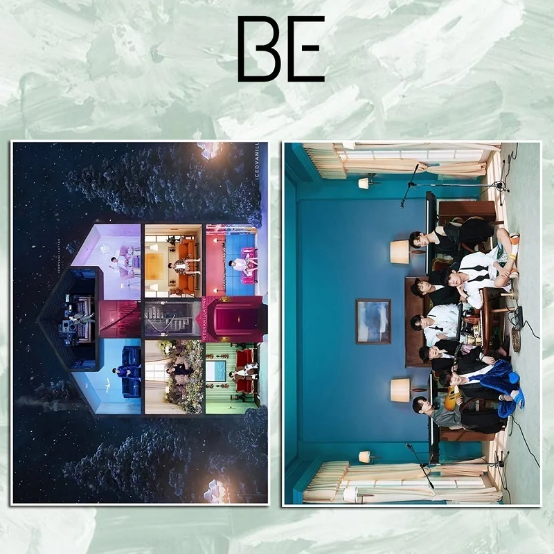 

KPOP Bangtan Boys BE New Album Peripheral Poster Pictorial SkiT Photo Album Life Goes On