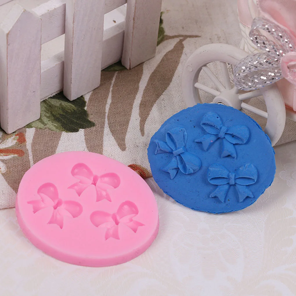 Силиконовая форма для торта сделай сам бант помадки и шоколада силиконовая