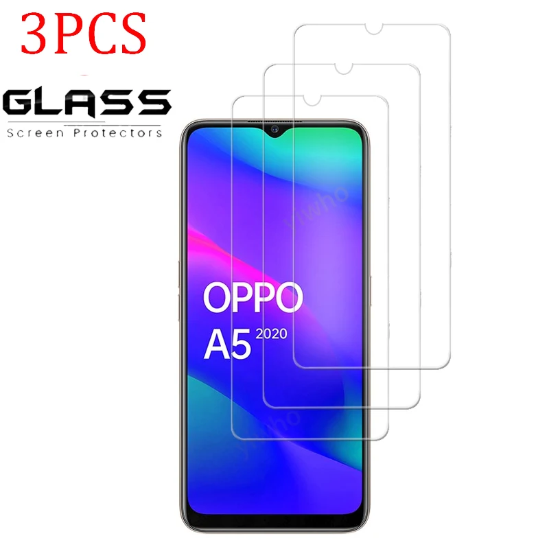 

For oppo a52 a32 a5 2020Screen protectors 3pcs on orro opo a52 glass protective glass oppoa52 6.5'' protection film accessories